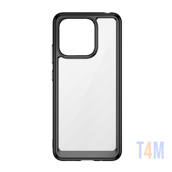 Transparent Silicone Case for Xiaomi Redmi 12c/11a Black